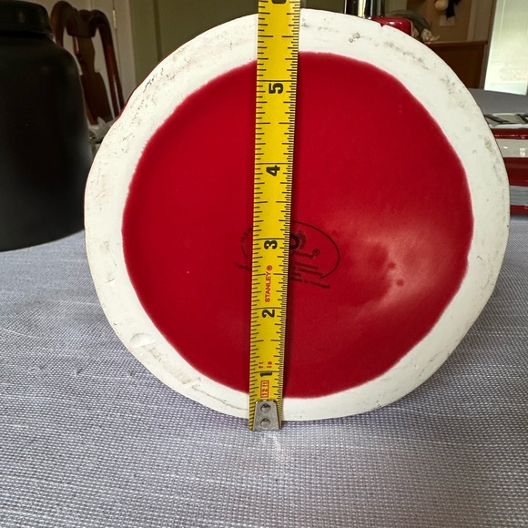 Red Ceramic Pitcher - Picture 7 of 8